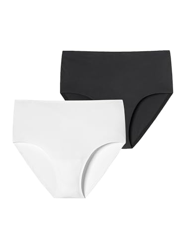 Slips invisibles Schiesser en lot de 2 avec découpe laser anti-démarcation pour femme