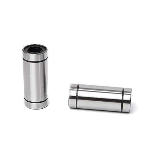 ANNWVRZM 2pcs Optical Axis Linear Motion Bearing Lengthened LM6 8 10 12 16 20 25 30 35 40 50 LUU(LM16LUU 16x28x70)