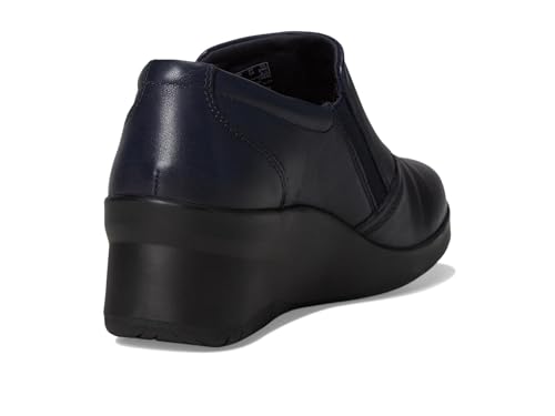 Image of Clarks Womens Suttyn Zip | Leather, Cushioning, Zipper, Casual, Zipper