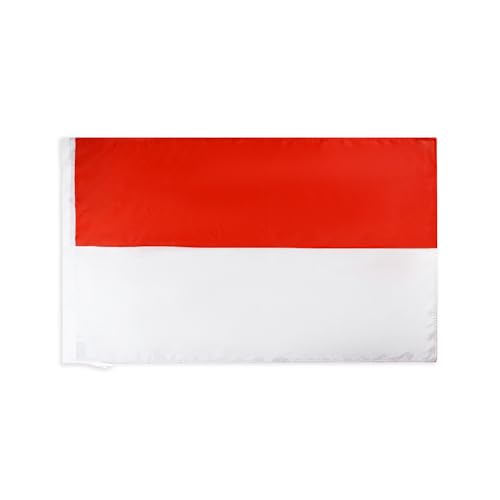 AZ FLAG - Drapeau Alsace Rot un Wiss - 150x90 cm - Polyester léger - Drapeau Alsacien - France Avec Fourreau et Cordelettes - 80g