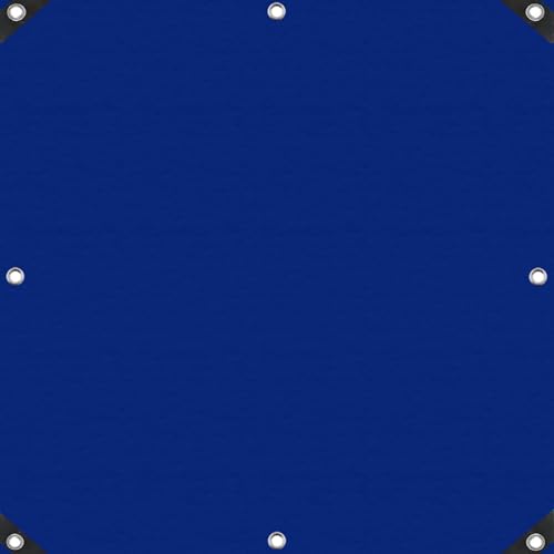 Abdeckplane Gewebeplane 1.5 x 3 m 500 G/M² mit Ösen mit Zusätzlicher Eckverstärkung Silofolie, Abdeckfolie, Gartenfolie für Gartenmöbel, Pool, Auto, Trampolin, Blau