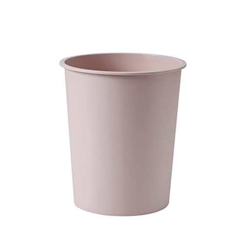 XIANGGUI 1983 Botes de Basura Plastic Trash Can Nordic Style Bathroom Coverless Garabage Cans Household Kitchen Paper Basket Office Sorting Trash Cans Botes de Basura de Cocina (Color : B)