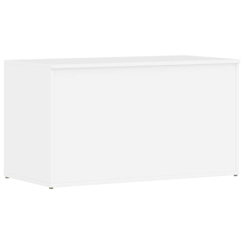 Eleganz Baúl de almacenamiento blanco brillante de 84 x 42 x 46 cm, de material de madera, moderna solución de almacenamiento para salón, dormitorio y pasillo, elegante y práctico