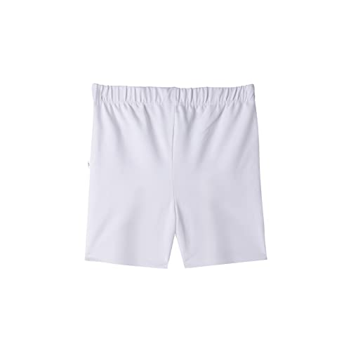 Image of YouGotPlanB Girl's Everything Nice Cycling Shorts - (CS-Nice White & Black 10-12 Years) Set of 2