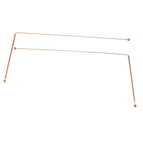 LALADEFIEE 2 Pack Dowsing Rods Made of Strong Copper for Ground Rods Divining Outdoor Adventures and Ghost Hunting