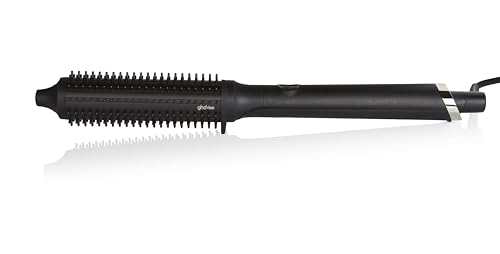 GHD Rise - Brosse Chauffante Volume (Noir) - 2x plus de volume de la racine à la pointe, Racines Décollées, Boucles - Diamètre 32 mm - Sans Chaleur Extrême