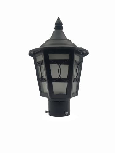 Image of WHITERAY Pillar Main Gate Light for Outdoor Fence Decorative Waterproof Post Lamp for Driveway Entrance, Boundary, Patio, Yard Lighting (Without Bulb)