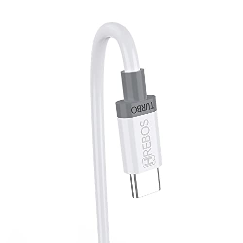 Cabo Usb Turbo Compatível Para Xiaomi Redmi Note 7,Note 8 Note 9 Tipo C HS-278 1 Metros