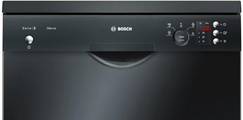 غسالة اطباق سلسلة 2 من بوش - قائمة بذاتها - 12 شخص - 60 سم - 5 برامج - اسود - SMS25AB00V