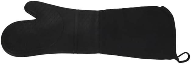 1 Pair Professional Silicone Oven Mitts Baking Gloves Elbow Length Heat Resistant Gloves