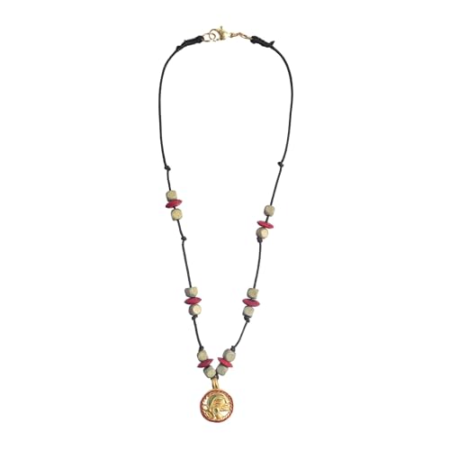 Image of AAKRITI ART CREATIONS Handcrafted Tribal Necklace Collection | Royal & Queen-Inspired Artisan Brass Statement Jewelry | Ethnic, Elegant & Regal Necklaces for Women