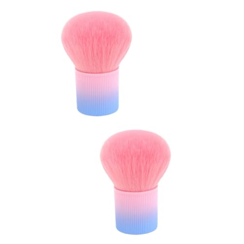 2個 きのこの散水ブラシ make up brush makeup brush 携帯用パウダーブラシ フェイスメイク 化粧 パウダー ーション プラスチック MUSISALY