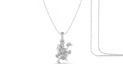 Pendentif Hanuman en argent pur, le cadeau spirituel de protection pour homme et femme