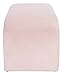SAFAVIEH Home Collection Tenko Modern Light Pink Velvet Bench (Fully Assembled) BCH1300C