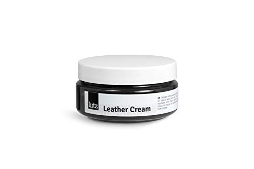 Lutz Ledercreme | Regenerierende Ledercreme | Erweckt Lederschuhe, Taschen, Jacken und Mehr zu Neuem Leben | Ledercreme in Vielen Farben 100 ml (3.38 FL. Oz.) | (118 - Schwarz - Black)