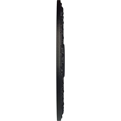 Image of Ekena Millwork CM18RASGS Raymond Ceiling Medallion, Steel Gray