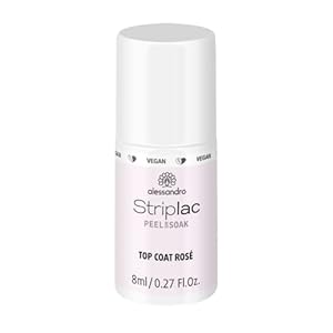 alessandro Striplac Peel or Soak Top Coat Rosé