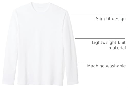 Image of Amazon Essentials Men's Slim-Fit Long Sleeve T-Shirt