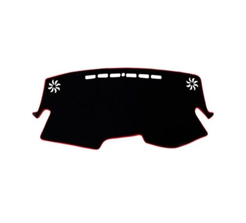 Tapis de tableau de bord pour Toyota CHR 2016-2023 rouge RHD