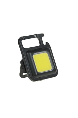 PT-909 USB Şarjlı El Feneri Siyah - Beyaz Işık Asılabilir Led Lamba