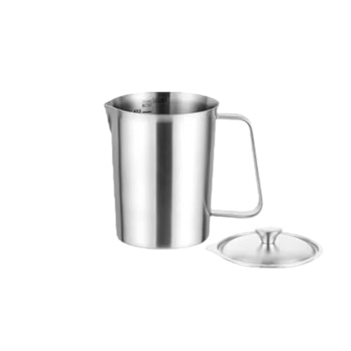 Effonek �ڐ���t���̌��݂̂��� 304 �X�e�����X�X�`�[�����v�ʃJ�b�v �~���N�e�B�[ �R�[�q�[ �L�b�`���x�[�L���O �v�ʃX�v�[���Ƃ��čœK 0.5�`2L (�W�t��,500ml)