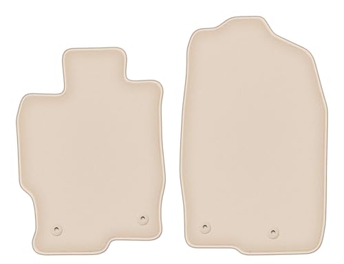 Tapis de voiture tapis auto velours beige pour Mazda 6 II GH avant