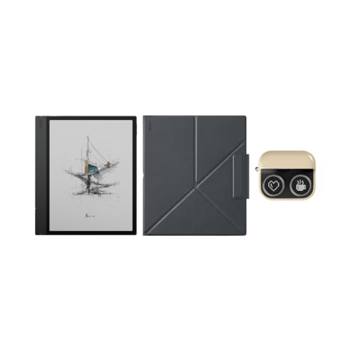 Image of BOOX Note Air 5 C + Dark Green Case + Tappy Yellow Bundle