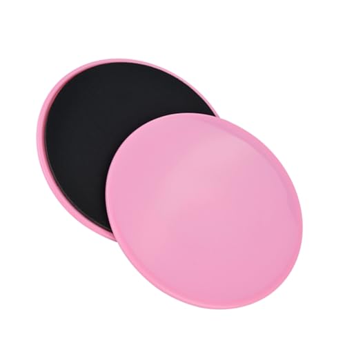 Deslizadores para Hacer Ejercicio, Discos Deslizantes de Entrenamiento, 2 Piezas, Equipo Ligero de Entrenamiento de Cuerpo Completo para Uso en el Hogar y el Gimnasio (PINK)