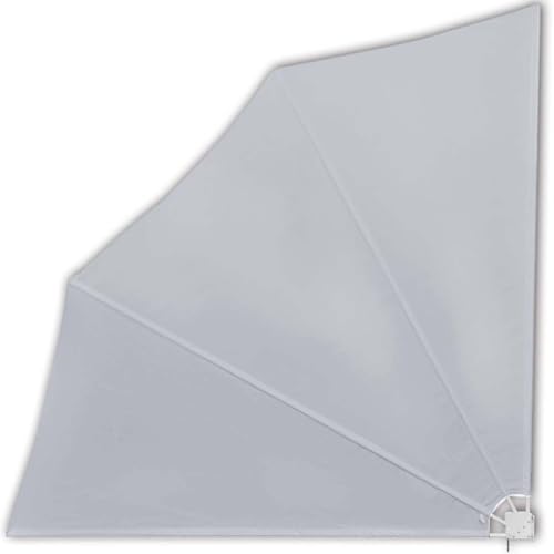 vidaXL Paravent pour Balcon Pliable Gris 140x140 cm Store Latéral Terrasse