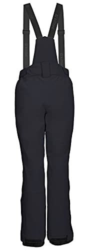killtec Damen Funktionshose/Skihose mit abnehmbaren Trägern KSW 249 WMN SKI PNTS, schwarz blau, 38, 37559-000