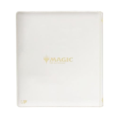 Image of Ultra PRO - Mana 8 12-Pocket Zip PRO-Binder - Plains for Magic: The Gathering, Holds & Protects 480 Standard Sized Cards, Collector's Edition Durable Trading Secure Side-Loading Pocket Binder