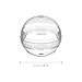 Ciieeo 100Pcs Transparent Fillable Round Balls 1.1 Inch Clear Plastic Capsules for Gumball Machines Party Favors DIY Crafts Kids Claw Toy Accessories
