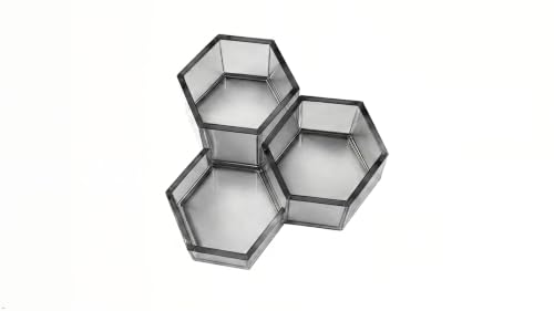 Image of OMEGA Hexa Pen /Pencil Holder, Desk Orgniser - Smoke Grey