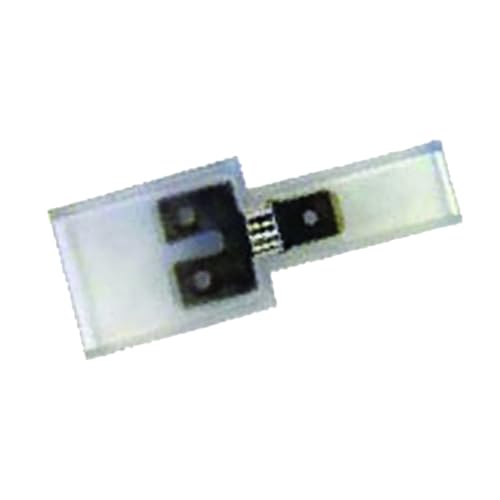 Kalitec - Acoplamiento plano aislado (10 unidades, 1/2 pines, 6,3 mm x 0,8 mm, latón estañado, PVC blando, transparente, conector para coche y electricidad)