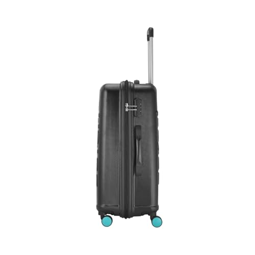 Image of Safari Ignite 8 Wheels 81 Cms Large Cabin Trolley Bag Hard Case Polycarbonate 360 Degree Wheeling System Luggage, Trolley Bags for Travel, Suitcase for Travel, Black