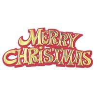 LGT Christmas Cake Topper Sets. 11 Unique Designs to Choose From. Cake Decorations, Motto, Lay Ons. ((E) 3 x Red/Gold Merry Christmas)