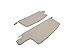 EMPI 4423 Sun Visors, 65-77 VW Bug Sedan, 73-79 Convertible, Ivory, Pair
