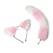 Ears Headband And Tail Pendant For Cosplay Lover Stylish Bag And Backpack Decoration Fashionable Accessories Car Charm