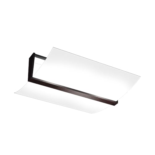 LAMPADA DA SOFFITTO PLAFONIERA TOP LIGHT MODELLO 1019/PL40-W WENGE' DESIGN MODERNO SALA CUCINA BAGNO CAMERA DA LETTO