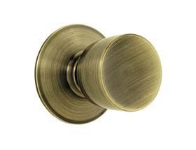 Schlage F40BEL609625 F-Series Antique Brass x Polished Chrome Privacy