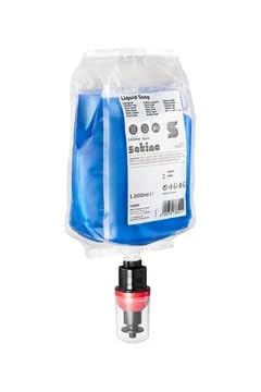 Handseife 6 x 1.000 ml für Spender SF1 - dermatologisch getestet – pH-neutral – frei von Allergenen, Polymeren, Parabenen, Mikroplastik & 100% vegan – Flüssigseife mit leichtem angenehmem Duft - Seife