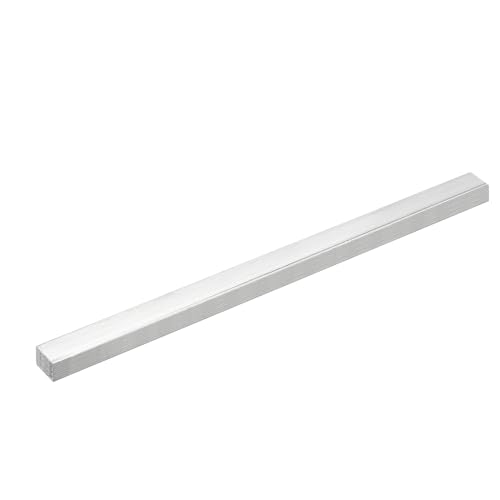 Image of uxcell Square Aluminum Flat Bar, 1 /2 inch Thick 0.6 inch Width 10 inch Length Square Aluminum Bar 6061 Aluminum Flat Plate, 12 x 15 x 254mm T6511 Solid New Mill Stock for Industrial Building