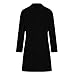 Jaibrmey Women's Plus Size Winter Coat Wool Coats Notch Lapel Collar Single-Breasted Peacoat Loose Casual Long Black Trench Coats 2025 Fall Jackets Warm Outwear