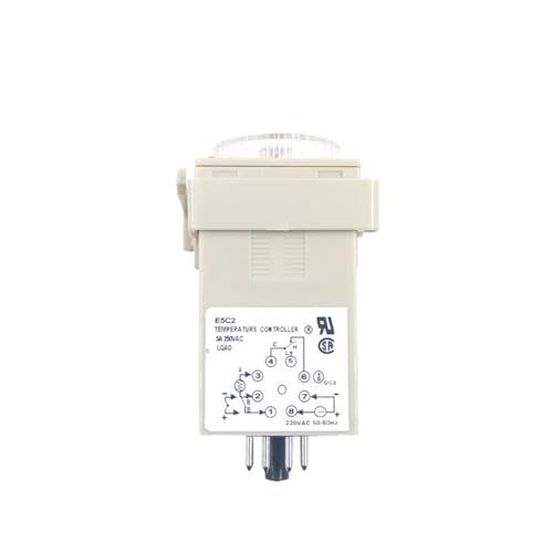 Termostato analógico K 48x48mm controlador de temperatura E5C2 AC 110V-220V para panel 3