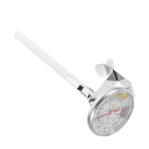 OKUMEYR Espresso Thermometer for Milk Cappuccino Latte Milk Jug Probe Stainless Steel Perfect for Coffee Makers
