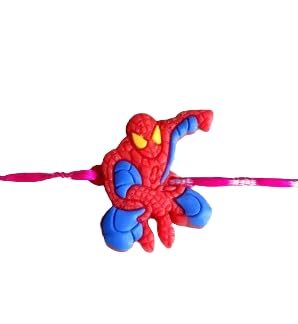 Mushti Kids Rakhi Fancy Cartoon Spiderman Designer Little Brother Rakhi Pack Of 1 For Bhai Behan Brother Sister Raksha Bandhan Celebration (B0DC4DCP3S) Amazon Price History, Amazon Price Tracker