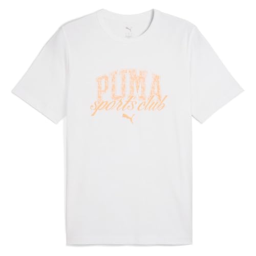 PUMA PUMA Class Graphic Tee, Magliette Unisex - Adulto, PUMA White,