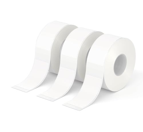 Lifenaxx 3 Rollen 15x35mm Thermodrucker-Etikettenbänder 14x30mm (180 Etiketten/Rolle), selbstklebende Haftetiketten für Mini-Tintenlos-Etikettendrucker LX-048 – Perfekt für Zuhause & Büro