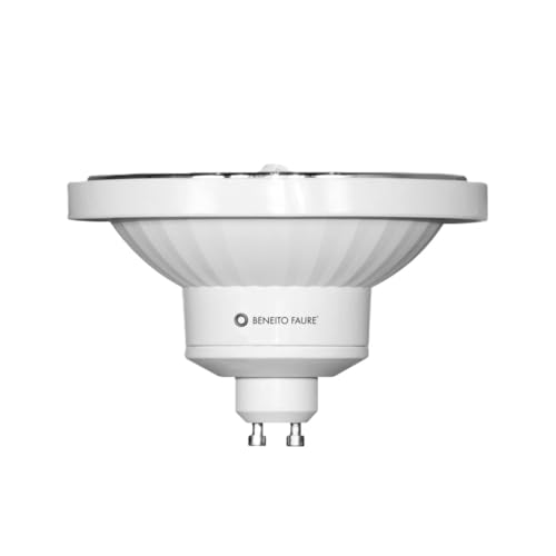 Bombilla LED AR111 DOLE GU10, 15 W, 230 V, 45°, tono cálido, 2700 K, reflector QR111