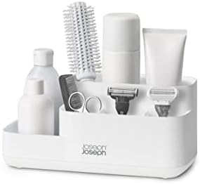Joseph Joseph EasyStore - Bathroom Storage Caddy Organiser for bathroom accessories - White/White